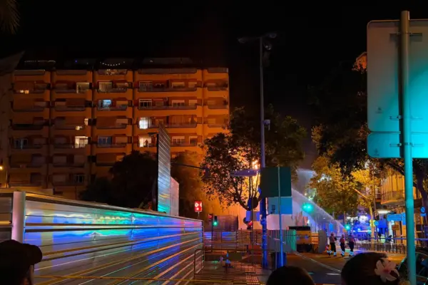 At least eight injured by a gas explosion in Sants square in Barcelona