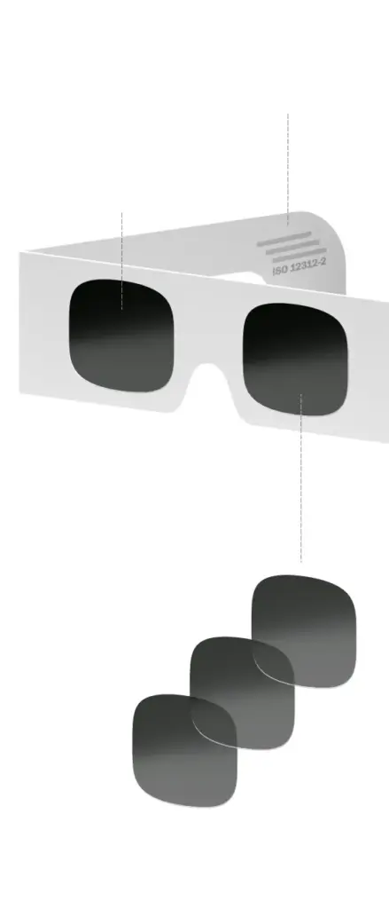 Why eclipse glasses are the only safe protection for looking at the Sun
