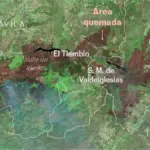 Maps | Data and satellite images show how the wind transformed the fires in Ávila and Madrid