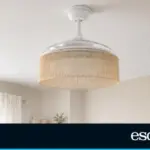 It looks like a designer lamp, but it's the fan that's sweeping this summer