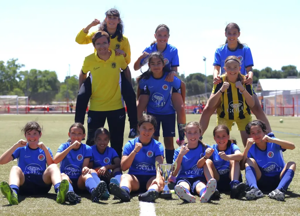 The record girls of Getafe Femenino: 278 goals for and 10 against in 24 matches