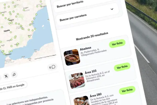 Search engine for the best roadside bars and restaurants to stop at