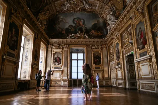 The Apollo Gallery of the Louvre Museum reopens nine months after the spectacular theft of the Crown Jewels