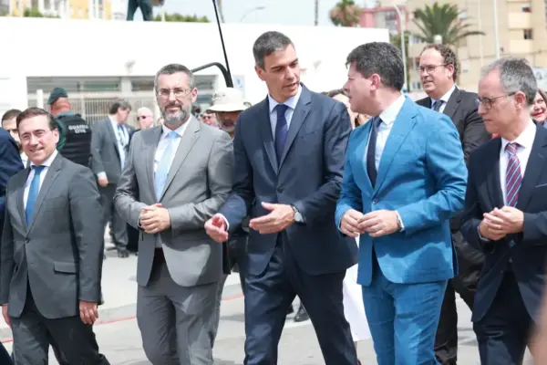 Sánchez after the disappearance of the Gibraltar Fence: “The last wall of continental Europe falls”
