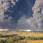 At least eight dead in a Ukrainian bombing of facilities of a major logistics company in Russia