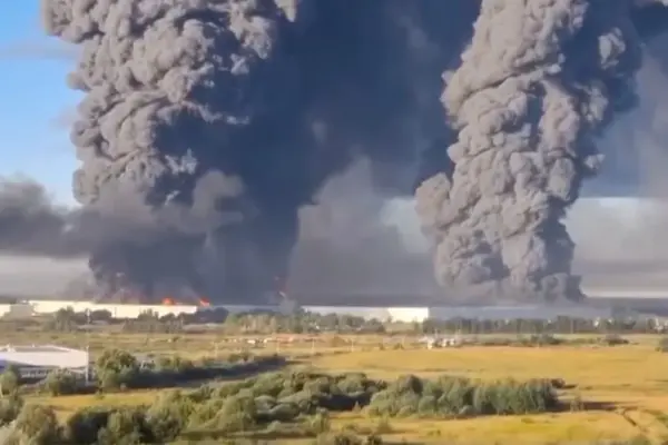 At least eight dead in a Ukrainian bombing of facilities of a major logistics company in Russia