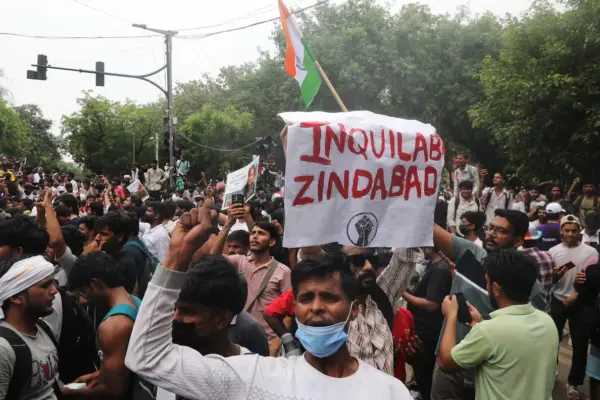 The protests by young people from the 'cockroaches' movement force the resignation of India's Education Minister