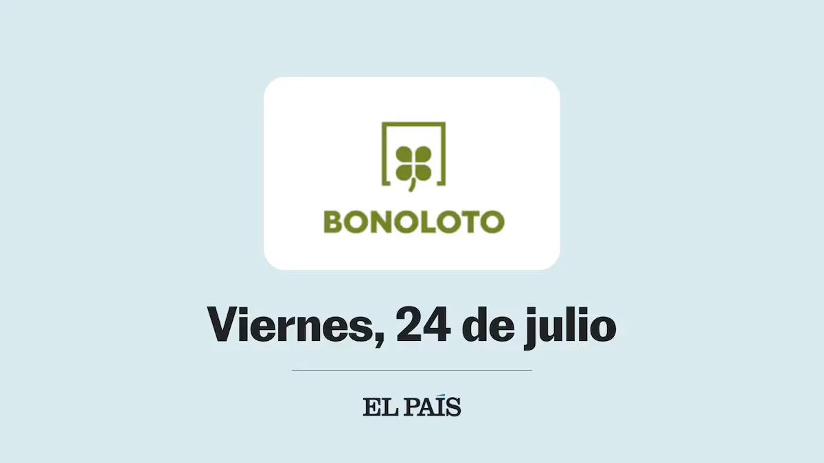 Bonoloto: check draw of Friday, July 24