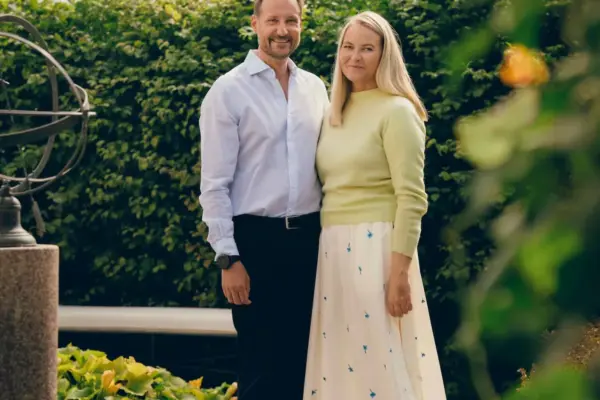 Haakon and Mette-Marit of Norway celebrate their silver wedding anniversary in private