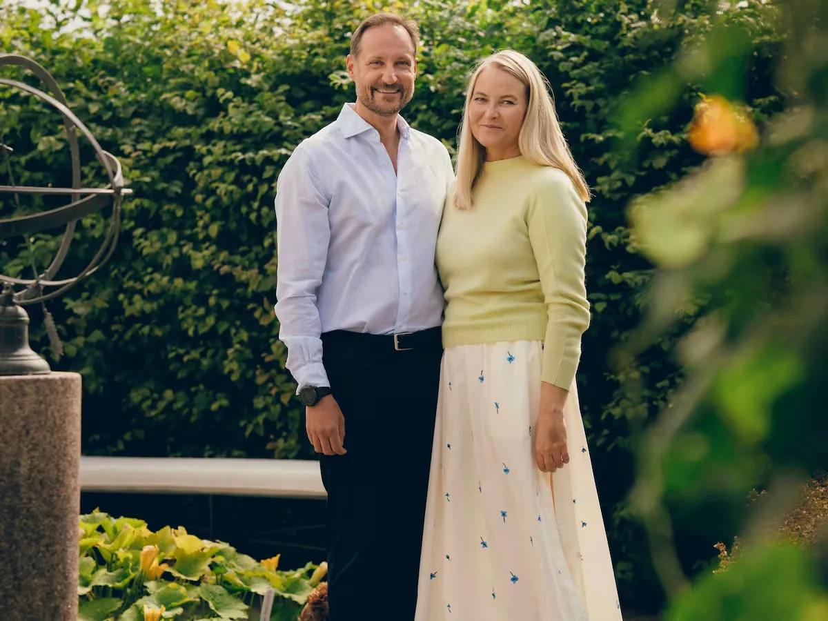 Haakon and Mette-Marit of Norway celebrate their silver wedding anniversary in private
