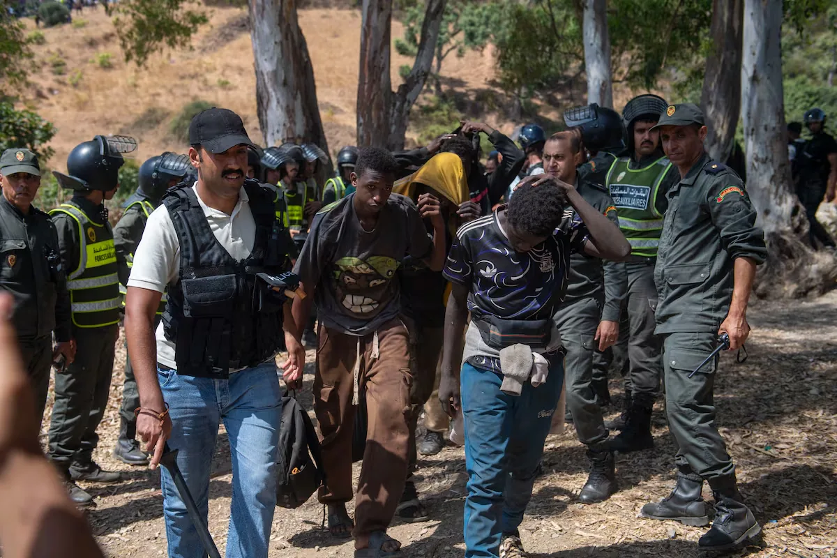 Morocco displays its maximum strength as guardian of the Ceuta border
