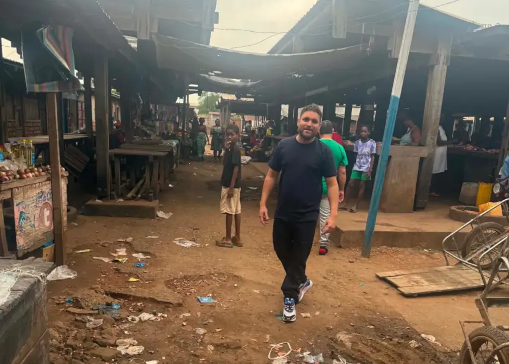 Yasmani, Cuban who was deported to Africa from the United States.