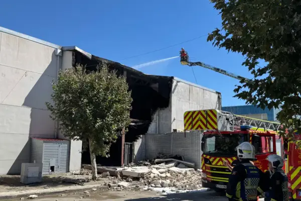 A fire burns down part of the studios where ‘MasterChef’ is filmed in Madrid