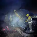 The fire in Aldea del Fresno remains stabilized and its progress is "positive"
