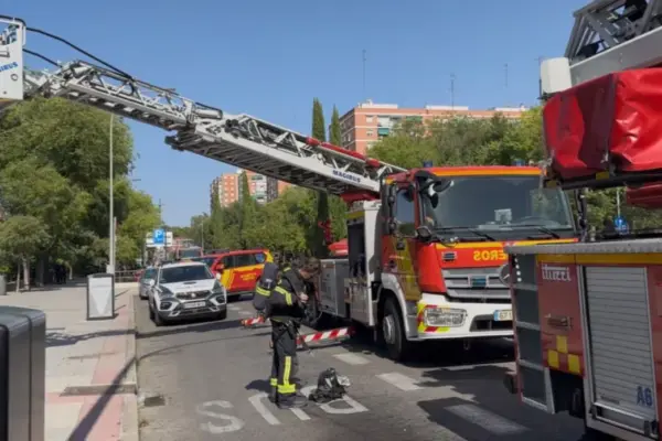 A thief caught ‘in the act’ causes a fire in the La Vaguada shopping center in Madrid