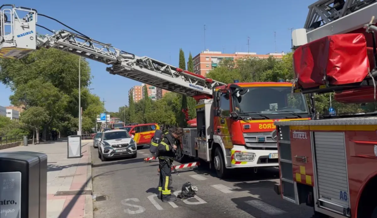 A thief caught ‘in the act’ causes a fire in the La Vaguada shopping center in Madrid