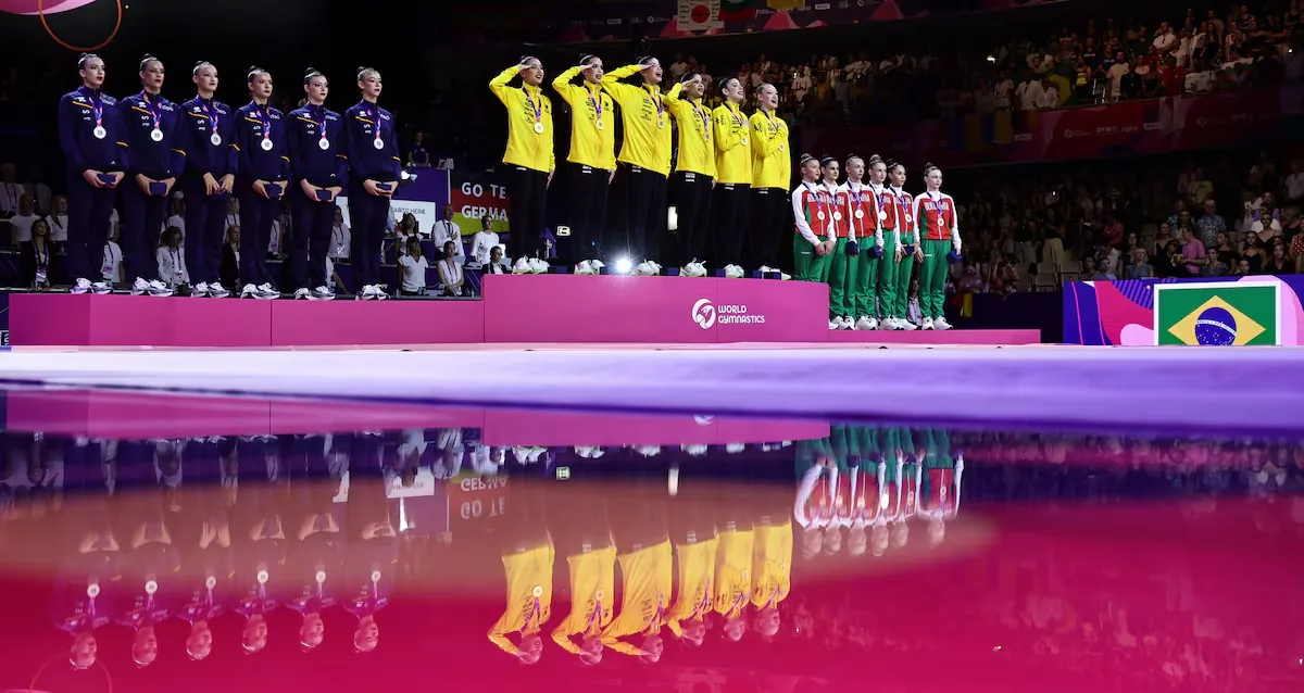 Spain adds silver in the hoop and clubs final and closes the Frankfurt World Championship with another medal