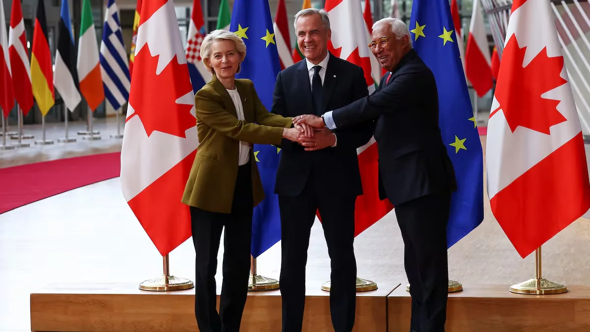Mark Carney will attend Von der Leyen's EU speech in September