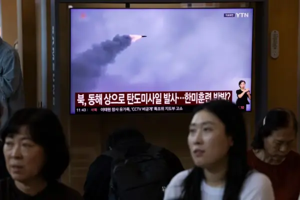 North Korea fires its second ballistic missile in six days