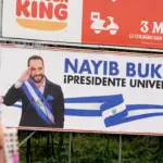 An Asturian businessman praises Bukele, the president of El Salvador, with five billboards on the streets of Oviedo