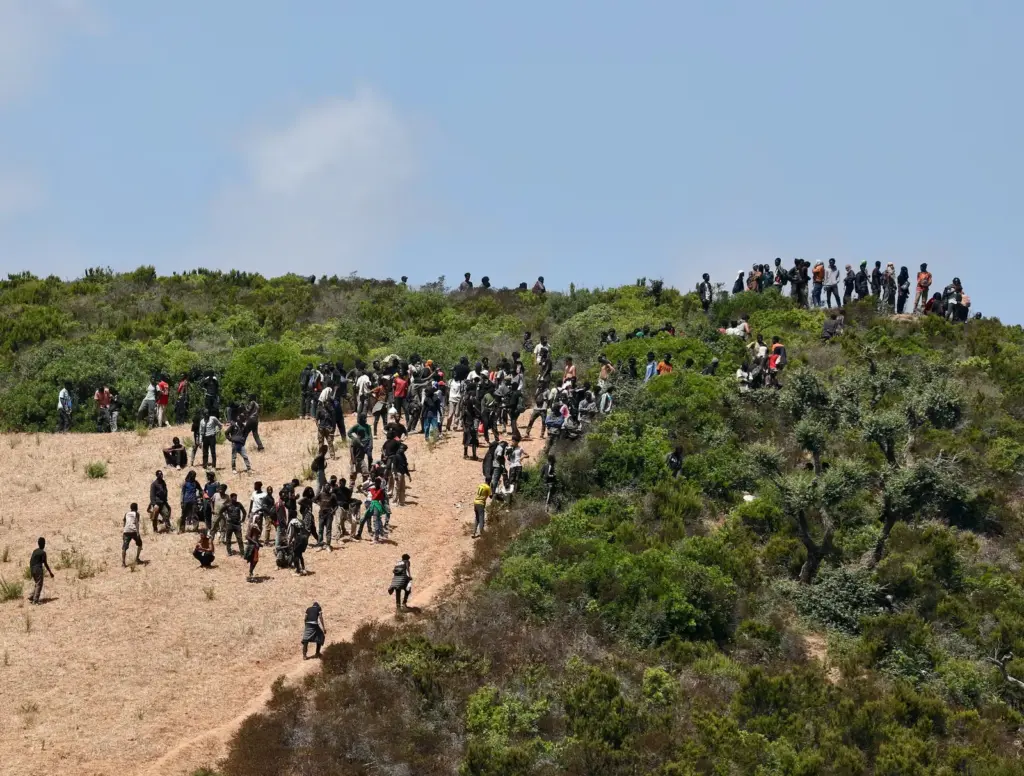 Morocco displays its maximum strength as guardian of the Ceuta border