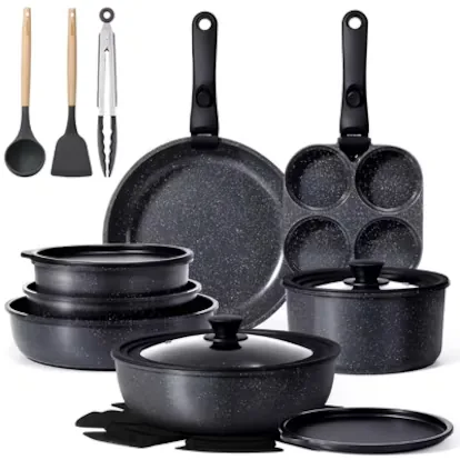 If you have a small kitchen, you need pans and pots with removable handles like the ones I have tried