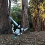 This is how a humanoid robot manages to do a backflip without hands