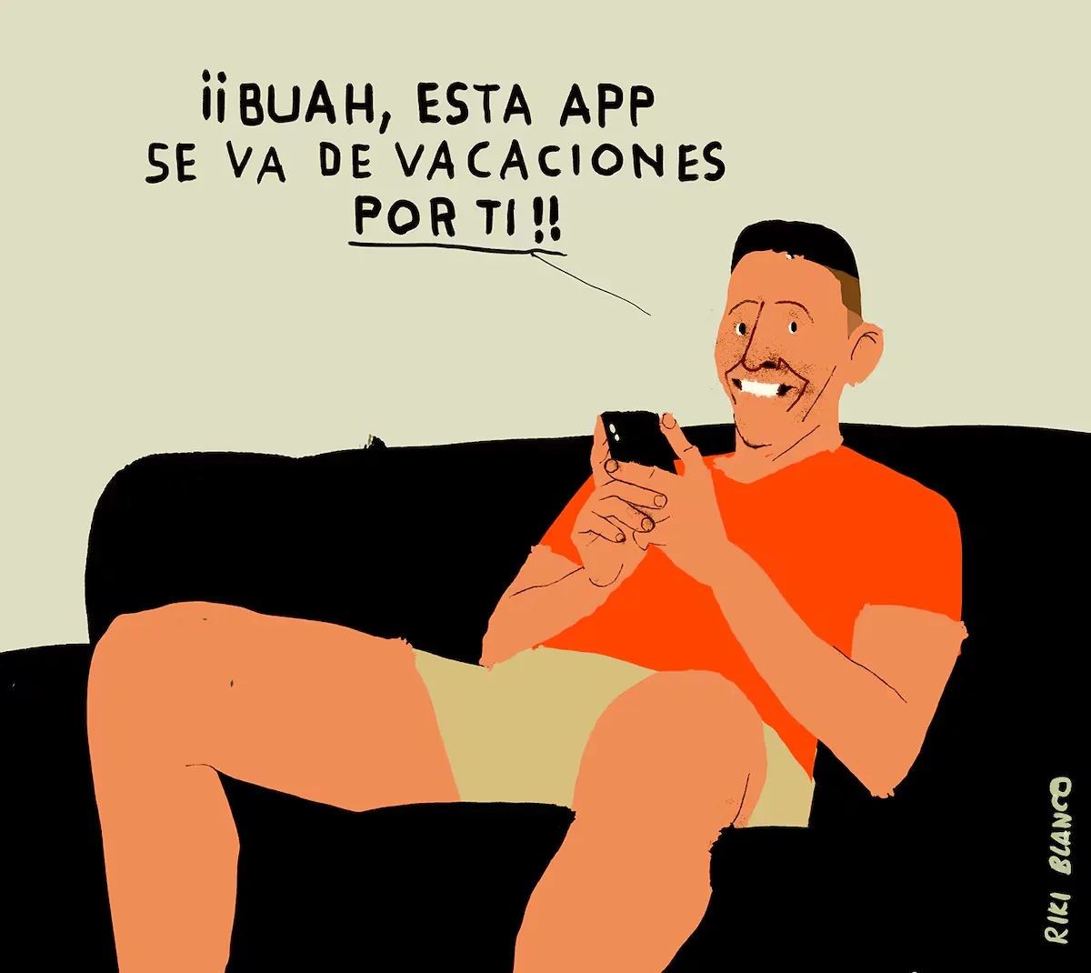 Riki Blanco: vacaciones delegadas