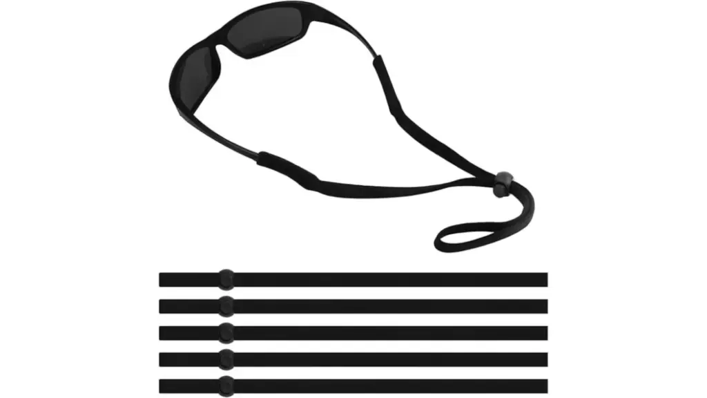 Adjustable cords to wear glasses.