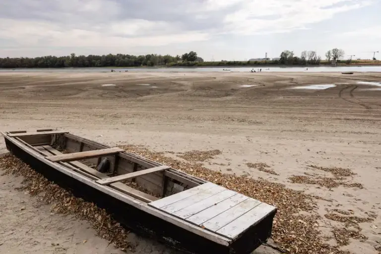 Journey along the bed of a Danube stripped by drought: “Every year the situation is worse”