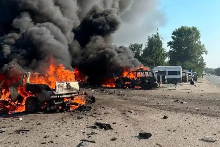 At least 10 dead in a Russian missile attack in the Ukrainian Kharkiv region