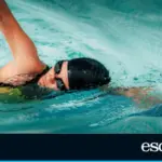 This swimming band helps keep ears dry inside and outside the pool