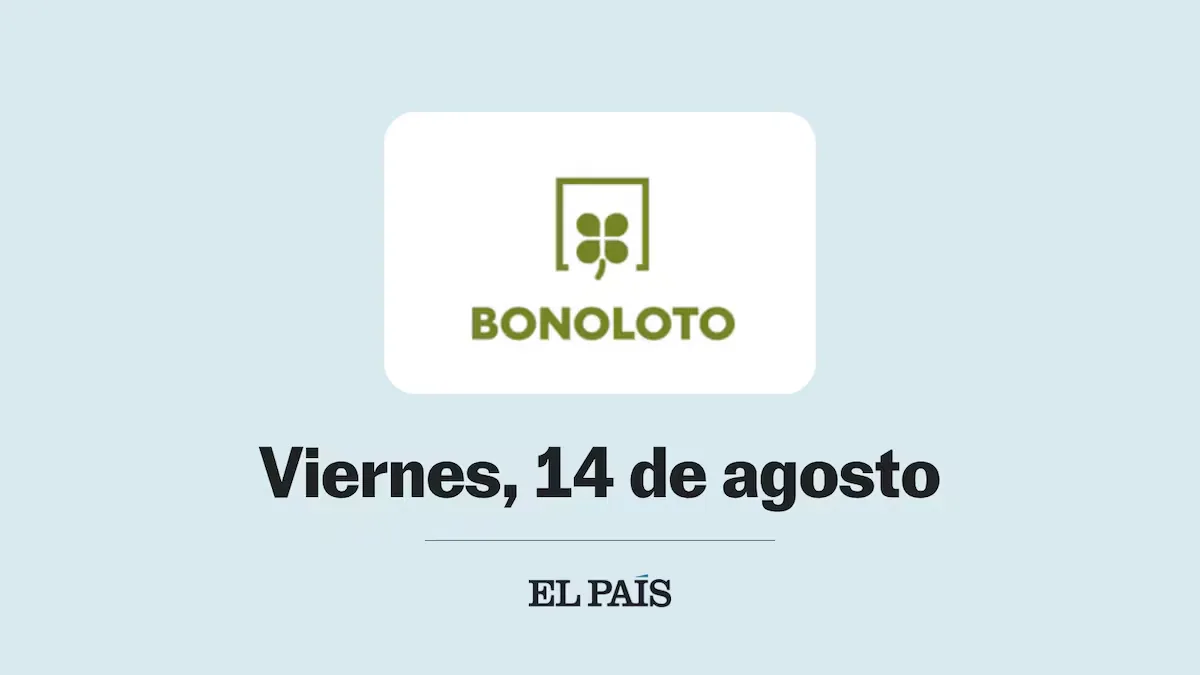 Bonoloto: check draw for Friday, August 14