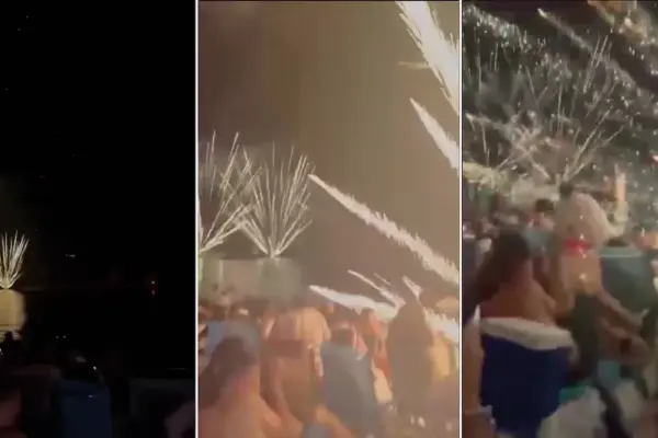 The deviation of a pyrotechnic shell causes 27 injuries during the Castell de l’Olla fireworks in Altea