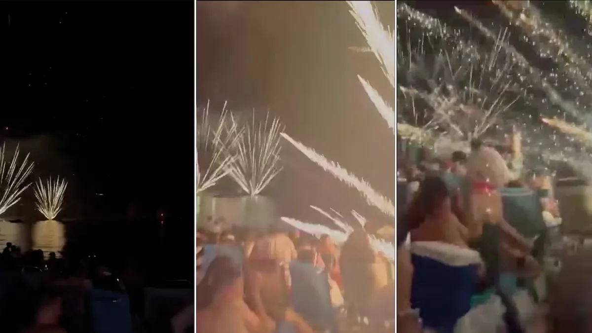 The deviation of a pyrotechnic shell causes 27 injuries during the Castell de l’Olla fireworks in Altea