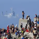 Morocco deploys hundreds of police and military at the border amid calls for a new mass breach