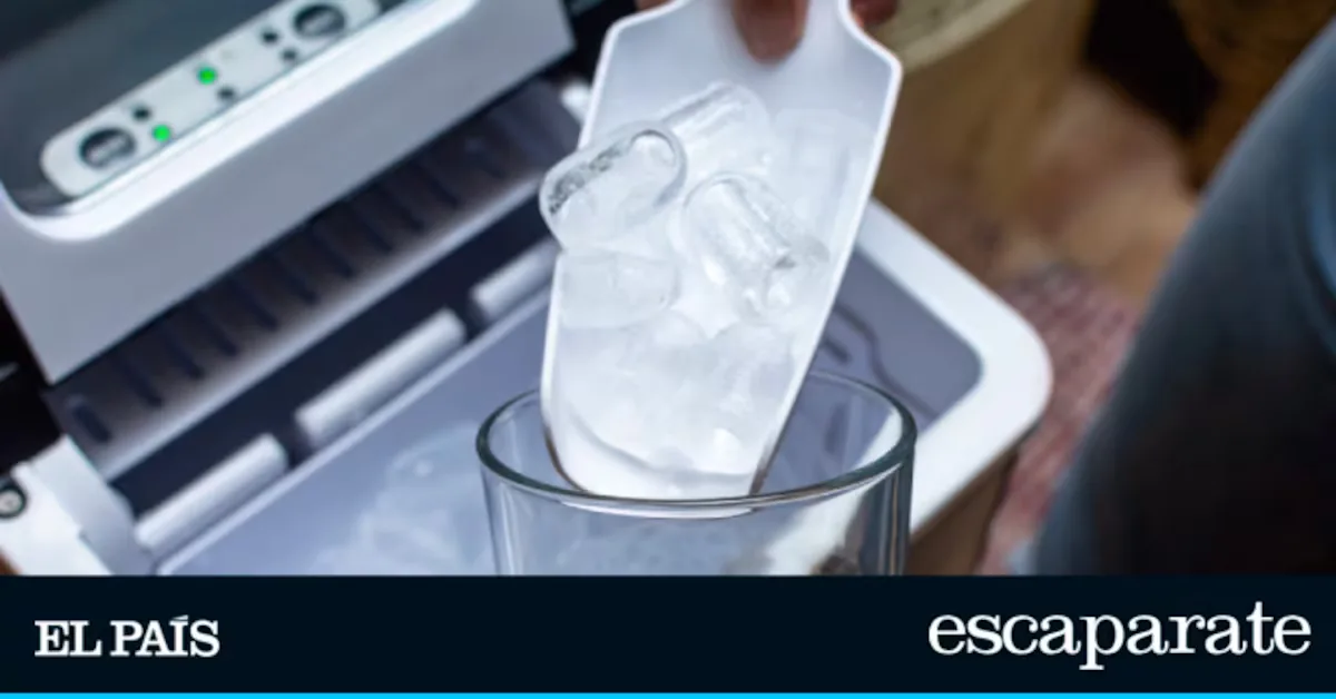 May you never run out of ice at home: with this machine, you'll have it ready in just 6 minutes