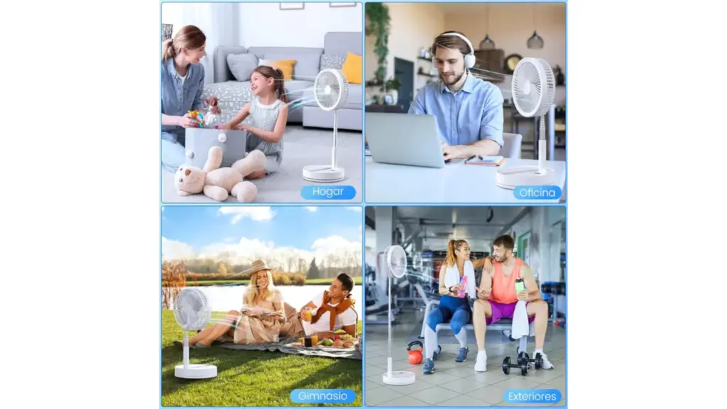 Este ventilador portátil y plegable es uno de los más vendidos en Amazon