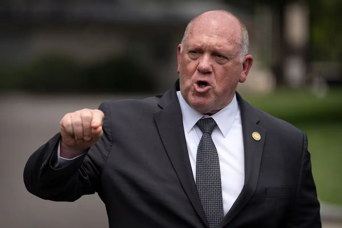 The border czar justifies ICE using stun guns in the detention of migrants instead of lethal force