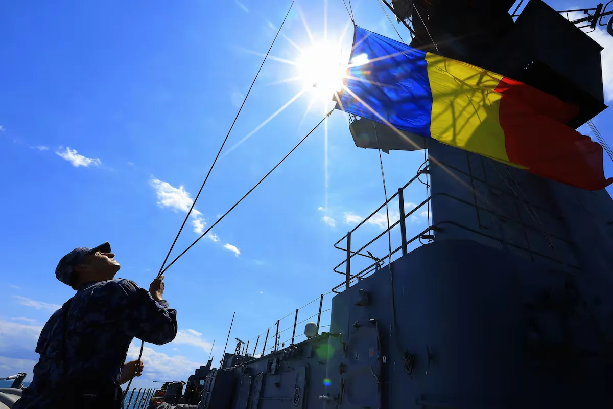 A Spanish NATO F-18 shoots down a drone in Romanian airspace