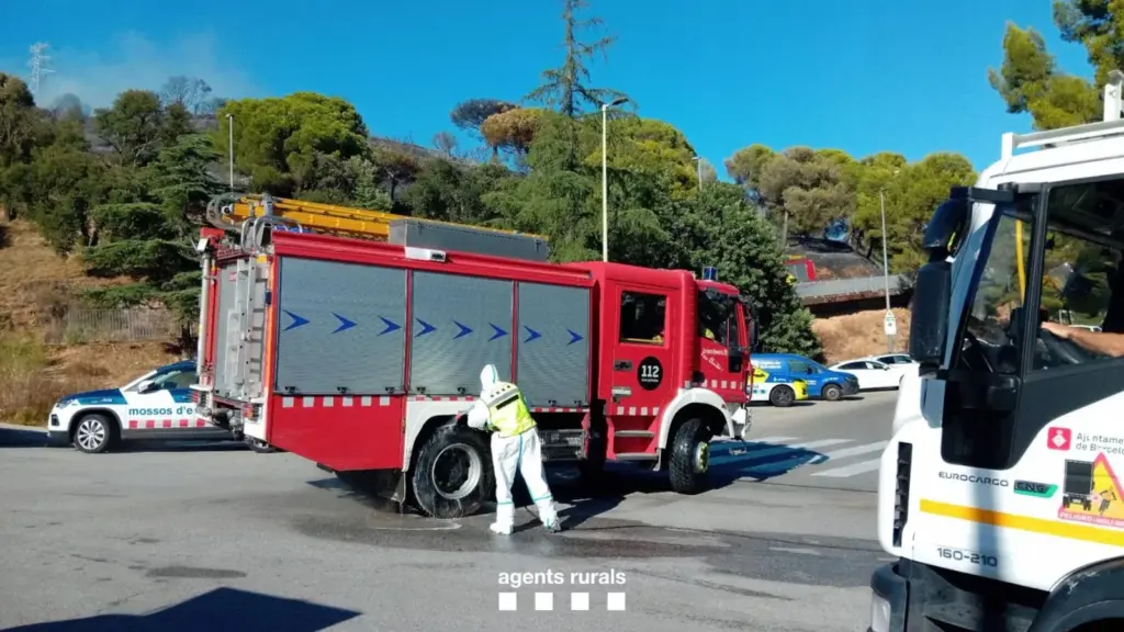 The Collserola fire, in Barcelona, stabilized
