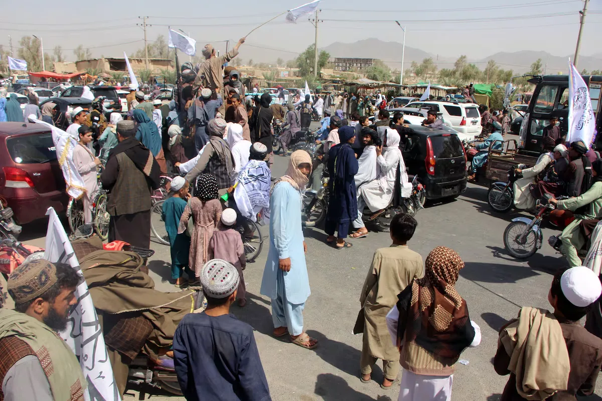 The Taliban celebrate the five years since their return to power in Afghanistan as a "great victory" over the West