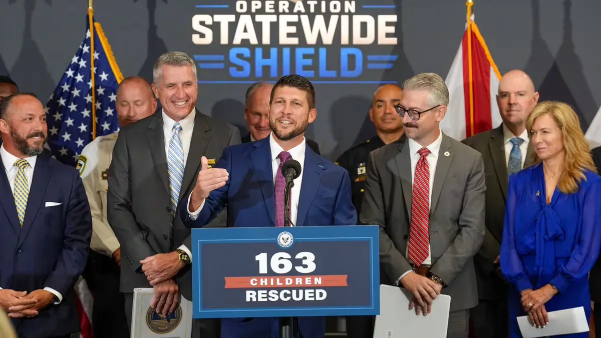 More than 160 missing or abused children rescued in the United States