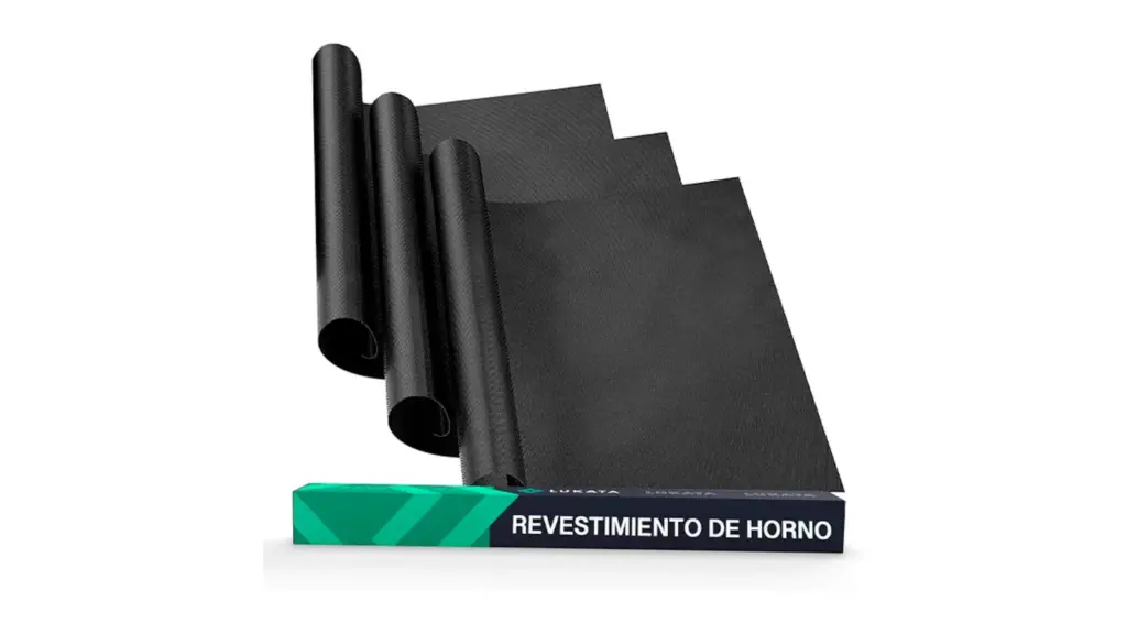 Oven protective liners on a white background.
