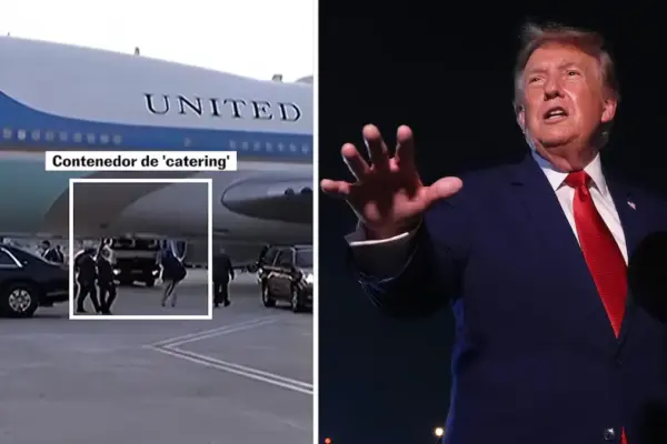 Las explicaciones de Trump para justiticar el vuelo secreto con el que regreso de la cumbre de la OTAN