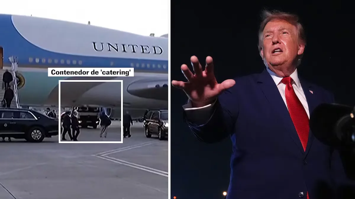 Las explicaciones de Trump para justiticar el vuelo secreto con el que regreso de la cumbre de la OTAN