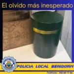 Solved the enigma of the urn with ashes found in the locker of a supermarket in Benidorm: it was left by a relative due to some home renovations