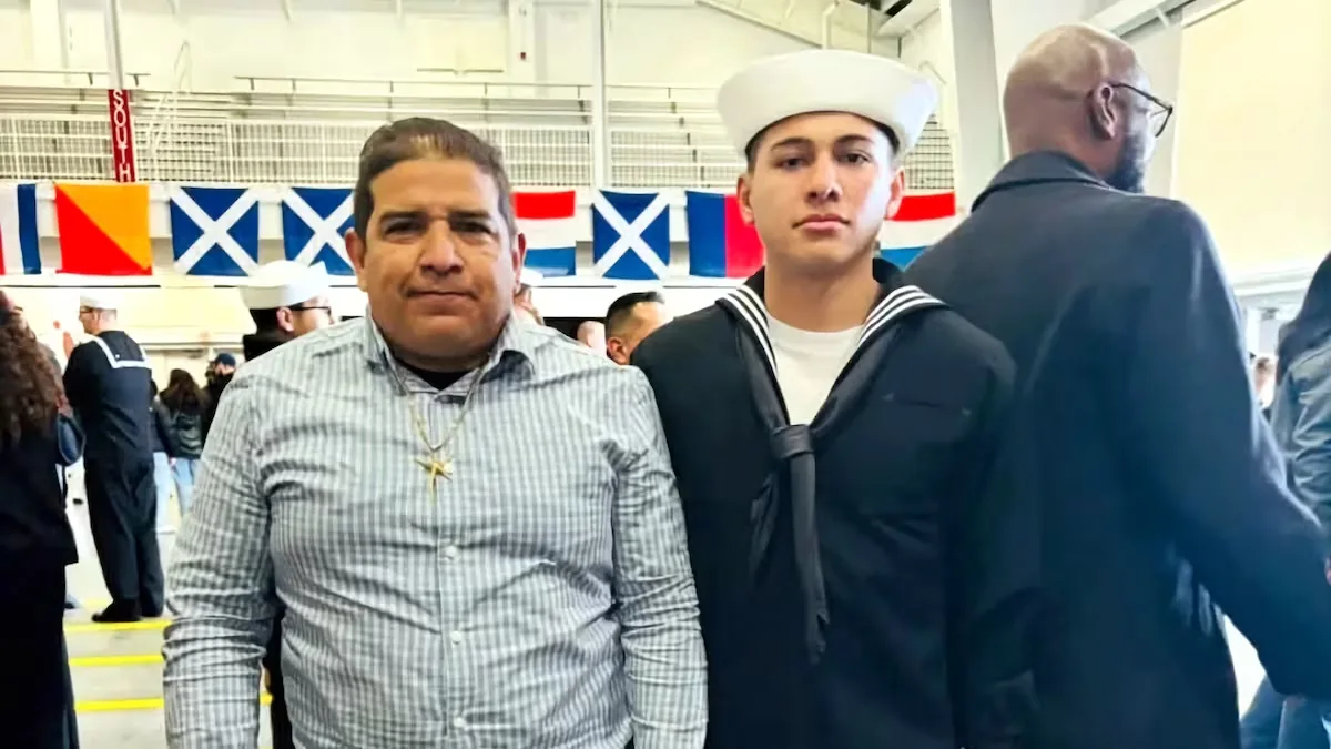 Father of USS Abraham Lincoln sailor released after ICE detention