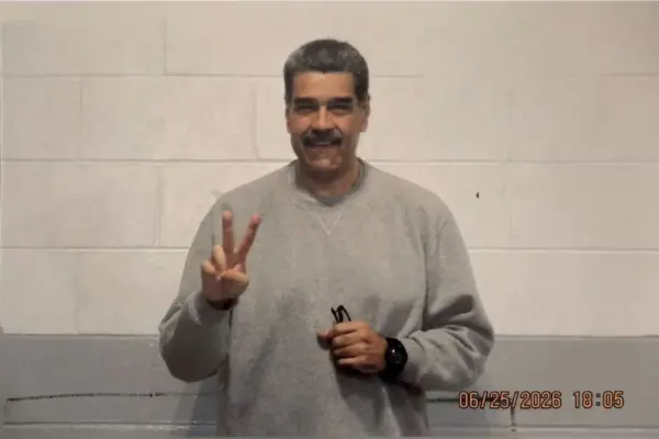 Nicolás Maduro shares his first images from the New York jail: “I want you to know that we are firm”