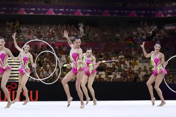 The Spanish rhythmic gymnastics team wins a historic world gold 35 years later